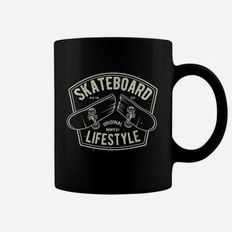 Skateboard Lifestyle Classic Vintage Coffee Mug - Seseable
