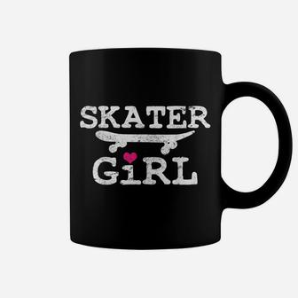 Skater Girl Skateboard Skateboarding T-shirt Coffee Mug - Seseable