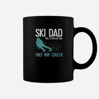 Ski Dad Winter Skiing Snow Sport Daddy Father Papa Shirt Coffee Mug - Seseable