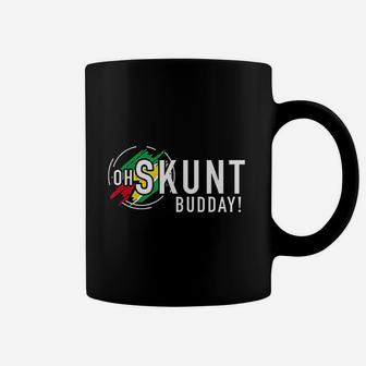 Skunt With Guyana Flag Funny Patriotic Design Coffee Mug - Seseable