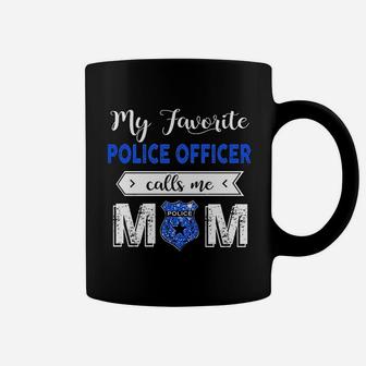 So Many Pets My Favorite Police Officer Calls Me Mom Gifts Coffee Mug - Seseable