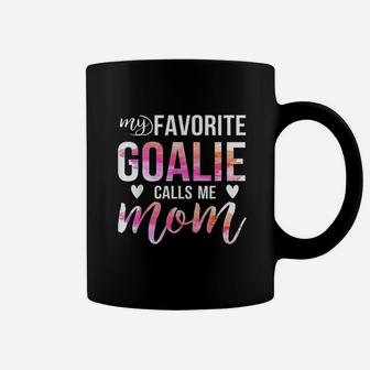 Soccer Hockey For Moms My Favorite Goalie Calls Me Mom Coffee Mug - Seseable