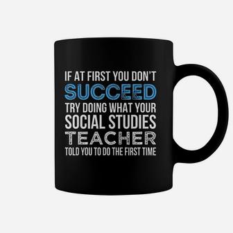 Social Studies Teacher Gift Coffee Mug - Seseable