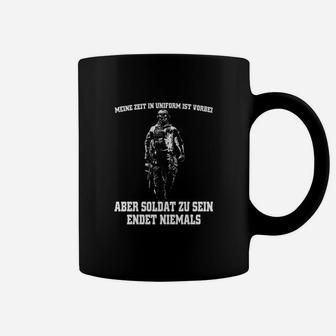 Soldat für Immer Tassen mit Militär-Motiv, Schwarzes Tee mit Spruch - Seseable