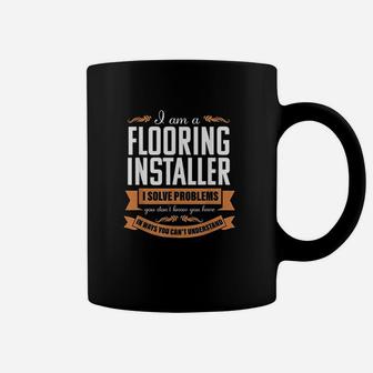 Solve Flooring Installer Carpet Installation Contractor Gift Coffee Mug - Seseable