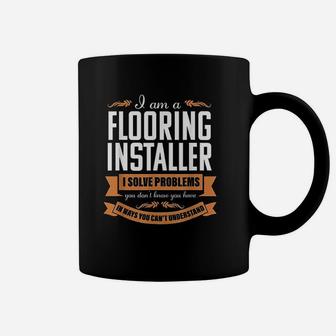 Solve Flooring Installer Carpet Installation Contractor Gift Coffee Mug - Seseable