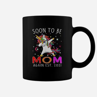 Soon To Be Mom Again Est 2021 Unicorn Coffee Mug - Seseable