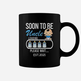 Soon To Be Uncle Est 2021 Gift Funny Dad Daddy Coffee Mug - Seseable