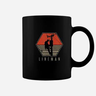 Sparky Electrician Funny Lineman Dad Retro Vintage Gifts Coffee Mug - Seseable