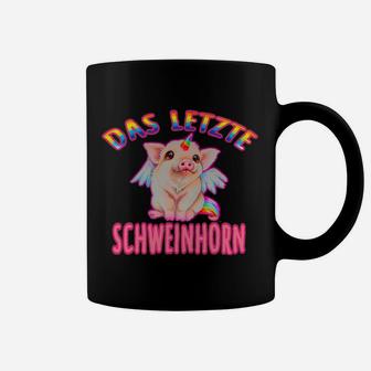 Spassiges 'Das Letzte Schweinehorn' Tassen, Einhorn-Motiv für Fans - Seseable