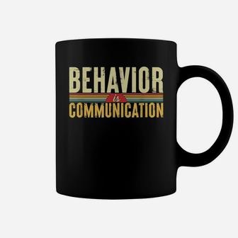 Sped Special Education Behavior Is Communication Vintage Coffee Mug - Seseable