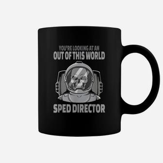 Sped Special Education Funny Astronaut Skull Coffee Mug - Seseable