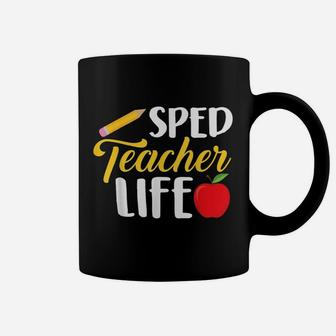 Sped Special Education Sped Teacher Life Apple Coffee Mug - Seseable