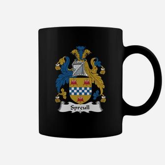 Spreull Family Crest Scottish Family Crests Coffee Mug - Seseable