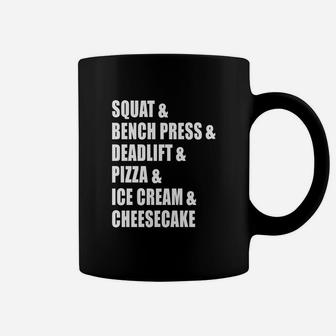 Squat, Bench, Deadlift Coffee Mug - Seseable
