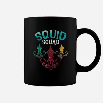 Squid Squad Funny Sea Ocean Octopus Friends Coffee Mug - Seseable