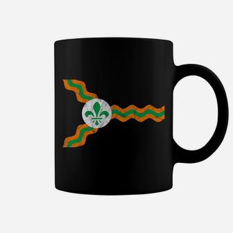 St Louis Flag Dogtown St Patricks Day Irish Colors Coffee Mug - Seseable