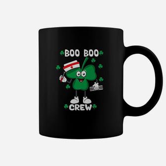 St Patricks Day Boo Boo Crew Nurse Shamrock Funny For Nurse Coffee Mug - Seseable