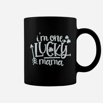 St Patricks Day Im One Lucky Mama Coffee Mug - Seseable