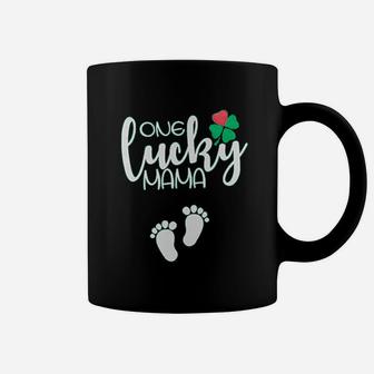St Patricks Day Pattys Day Shamrock Lucky Mama Coffee Mug - Seseable