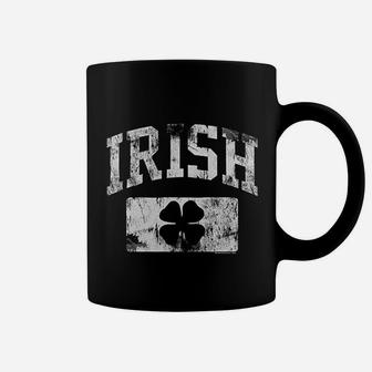 St Patricks Day Vintage Distressed Irish Coffee Mug - Seseable