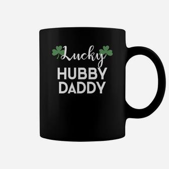 St Patricks Pattys Day Couples Lucky Husband Daddy Coffee Mug - Seseable