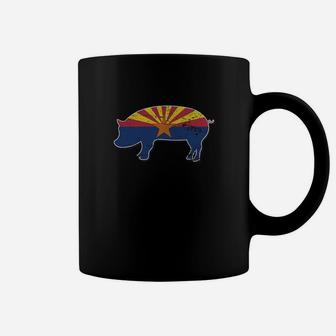 State Of Arizona Barbecue Shirt - Az Pig Hog Bbq Competition Coffee Mug - Seseable