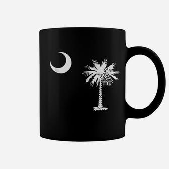 State Of South Carolina Distressed Flag Gift Coffee Mug - Seseable