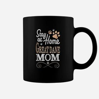 Stay At Home Great Dane Dog Mom Coffee Mug - Seseable