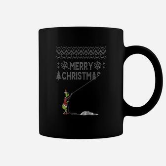 Stealing Christmas Ugly Sweater Uglythe Grinch Sweaters Coffee Mug | Seseable FR