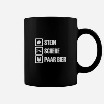 Stein Schere Paar Bier Tassen, Lustiges Party-Tassen für Herren - Seseable