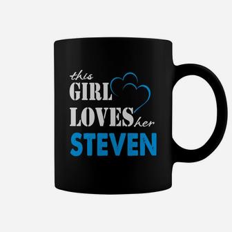Steven This Girl Love Her Steven - Teeforsteven Coffee Mug - Seseable