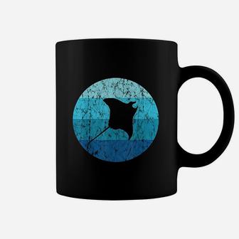 Stingray Manta Ray Retro Vintage Ocean Water Animal Coffee Mug - Seseable