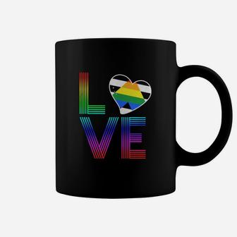 Straight Ally Flag Love Lgbt Pride Coffee Mug - Seseable