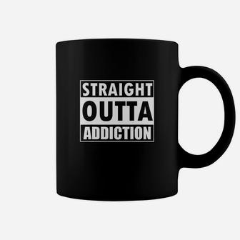 Straight Outta Addiction Rehab Recovery Gifts Coffee Mug - Seseable