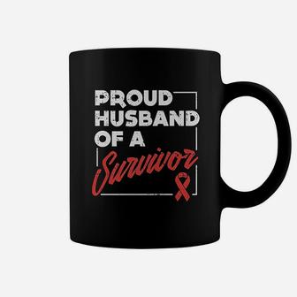 Stroke Awareness Support Aneurysm Proud Husband Survivor Coffee Mug - Seseable