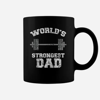 Strong Dad Gym Best Daddy Ever, dad birthday gifts Coffee Mug - Seseable
