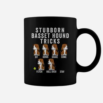Stubborn Basset Hound Tricks Funny Dog Gift Coffee Mug - Seseable
