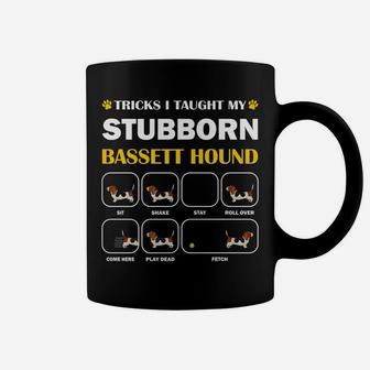 Stubborn Bassett Hound Dog Tricks Training Gift Coffee Mug - Seseable