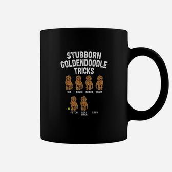 Stubborn Goldendoodle Tricks Funny Dog Trainer Mom Dad Coffee Mug - Seseable