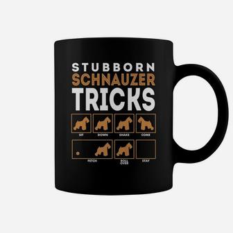 Stubborn Schnauzer Dog Tricks Coffee Mug - Seseable