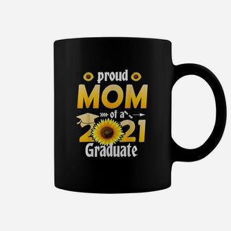 Sunflower Graduation Proud Mom Of A Class Of 2021 Graduate Coffee Mug | Seseable UK