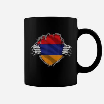Super Armenian Heritage Armenia Roots Flag Gift Coffee Mug - Seseable