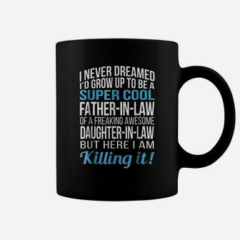 Super Cool Father In Law Of Daughter In Law Funny Gift Coffee Mug - Seseable
