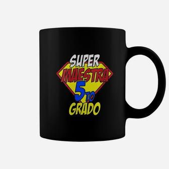 Super Maest Grado Bilingual Spanish Teacher Gifts Coffee Mug - Seseable