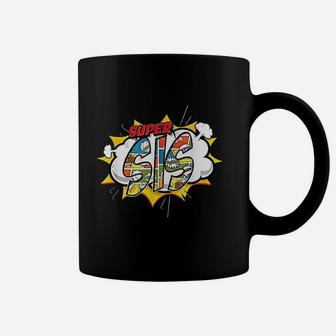 Super Sis Comic Style Family Gift For Your Superhero Sister Coffee Mug - Seseable