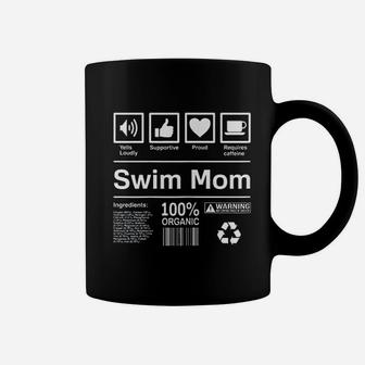 Swim Mom Contents Swim Mom Coffee Mug - Seseable
