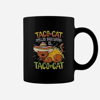 Taco Cat Spelled Backwards Is Taco Cat Coffee Mug - Seseable