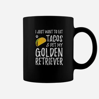 Taco Lover Golden Retriever Cinco De Mayo Dog Coffee Mug - Seseable