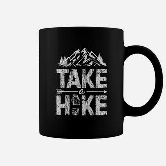 Take A Hike Outdoor Hiking Nature Hiker Vintage Coffee Mug - Seseable